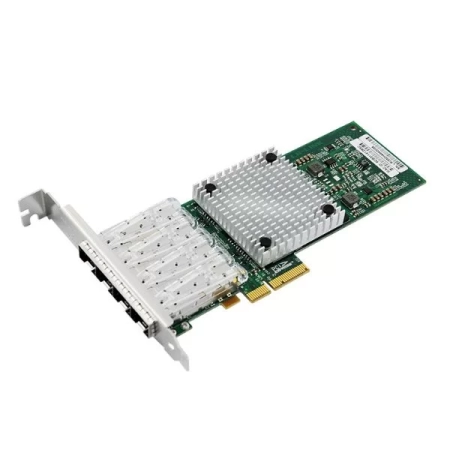 Сетевая карта Gigabit Ethernet, 4 SFP порта, 4*10/100/1000Base-X, 1,25 Гбит/с, Intel i350