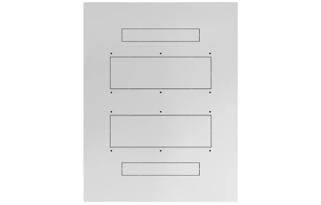 Шкаф телекоммуникационный напольный 19",33U(600x800), ШТ-НП-33U-600-800-М, передняя дверь металл ССД