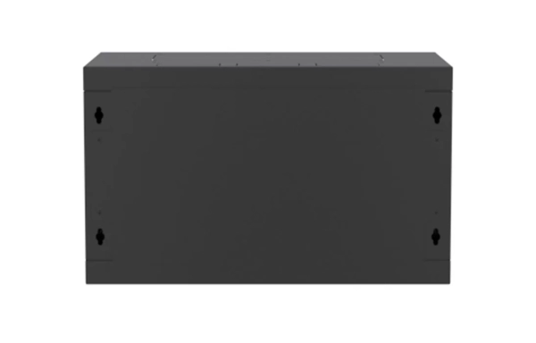 Шкаф телекоммуникационный настенный разборный черный 19”,6U(600x350), ШТ-НСр-6U-600-350-П-Ч дверь перфорированная ССД