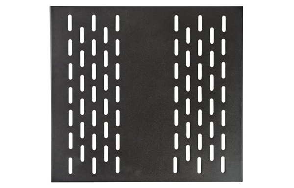 Полка стационарная перфорированная усиленная ПС-45У (450мм*490мм) черная ССД
