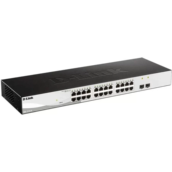 Коммутатор D-Link DGS-1210-26/F3A 24G 2SFP управляемый
