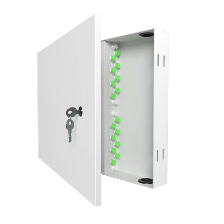 Кросс распределительный настенный КРН, 16, SM, укомплектованный 16 FC/APC