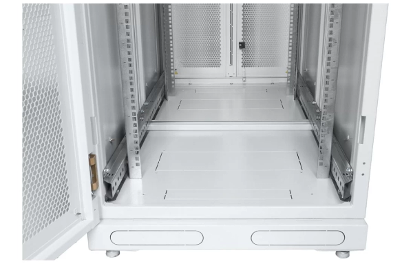 Шкаф телекоммуникационный напольный серверный 19",42U(800x1200) , ШТ-НП-С-42U-800-1200-П2П передняя дверь перфорипрованная,задняя перф.двойная. ССД