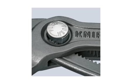 KN-8701250 COBRA® клещи переставные, зев 50 мм, длина 250 мм, фосфатированные, обливные ручки