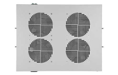 Вентиляторный модуль , 4 вентилятора с термодатчиком 35С ВМ-4-19"-Ш со шнуром ССД