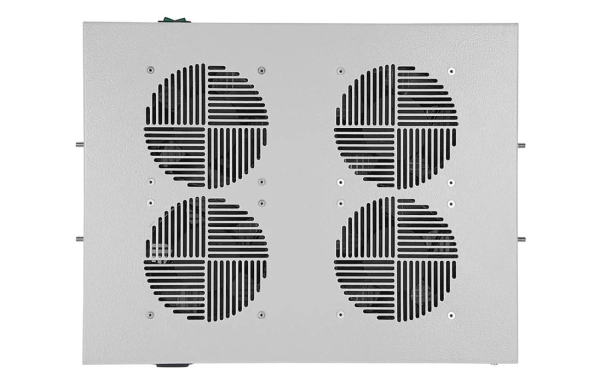 Вентиляторный модуль , 4 вентилятора с термодатчиком 35С ВМ-4-19"-Ш со шнуром ССД