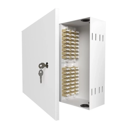 Кросс распределительный настенный КРН, 48, MM, укомплектованный 96 LC/PC