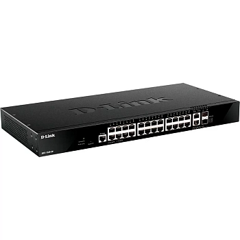 Коммутатор D-Link DGS-1520-28/A1A 24G 2x10G управляемый