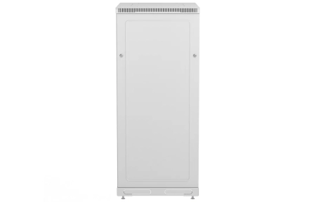 Шкаф телекоммуникационный напольный 19",27U(600x600), ШТ-НП-27U-600-600-С, передняя дверь стекло ССД
