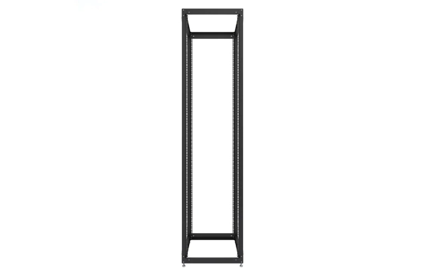 Стойка телекоммуникационная двухрамная открытая СТ-49U-800-2М-Э-Ч черная 9005