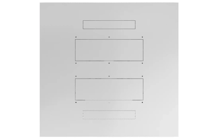 Шкаф телекоммуникационный напольный 19",42U(800x800), ШТ-НП-42U-800-800-ПП, передняя и задняя дверь перфорированная ССД