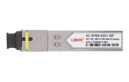 Модуль SFP WDM 1.25G Tx1550/Rx1310 20km SC DDM  Industrial