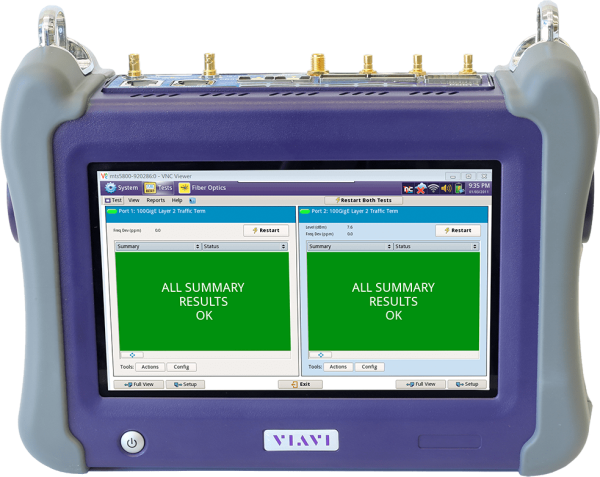 Портативный тестер сети VIAVI MTS 5800-100G