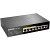 Коммутатор D-Link DGS-1008P, 8 портов 10/100/1000Base-T, PoE 802.3af 52W неуправляемый