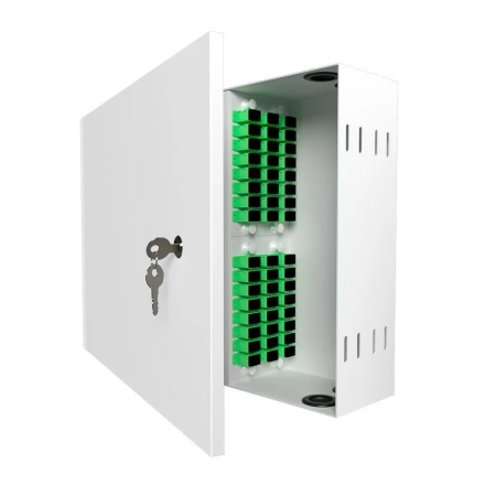 Кросс распределительный настенный КРН, 48, SM, укомплектованный 48 SC/APC