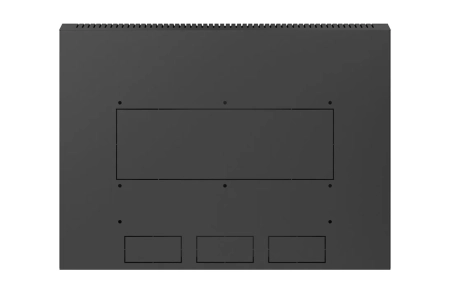 Шкаф телекоммуникационный настенный разборный черный 19”,18U(600x350), ШТ-НСр-18U-600-350-П-Ч дверь перфорированная ССД