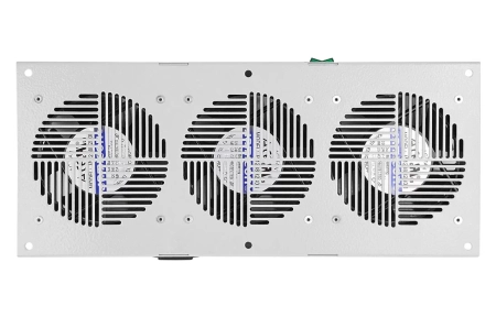 Вентиляторный модуль потолочный, 3 вентилятора с термодатчиком без шнура питания35С ВМ-3П ССД