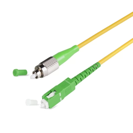 Оптический патчкорд FC/APC-SC/APC, SM G652D, 3.0mm, LSZH, 1M
