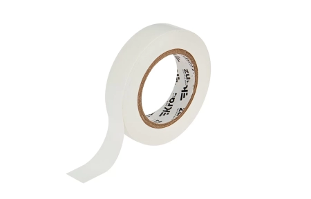 KR-09-2601 Изолента ПВХ KRANZ 15 мм х 20 м, белая, упаковка 10 роликов