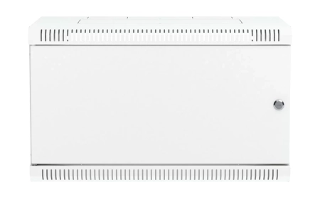 Шкаф телекоммуникационный настенный разборный 19”,6U(600x450), ШТ-НСр-6U-600-450-М дверь металл ССД
