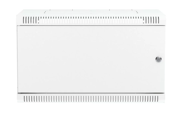 Шкаф телекоммуникационный настенный разборный 19”,6U(600x450), ШТ-НСр-6U-600-450-М дверь металл ССД