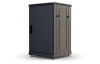 Шкаф телекоммуникационный напольный 19",18U(600x1000), ШТ-НП-М-18U-600-1000-М-Ч, передняя дверь металл, черный ССД