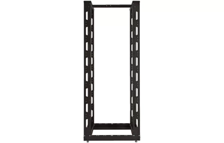 Стойка телекоммуникационная двухрамная СТ-24U-2М-К-Ч черная (комплектная) ССД