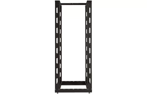 Стойка телекоммуникационная двухрамная СТ-24U-2М-К-Ч черная (комплектная) ССД