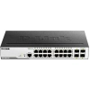 Коммутатор D-Link DGS-3000-20L/B1A 16G 4SFP управляемый