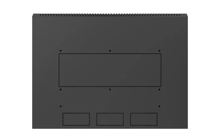 Шкаф телекоммуникационный настенный разборный черный 19”,12U(600x450), ШТ-НСр-12U-600-450-М-Ч дверь металл ССД